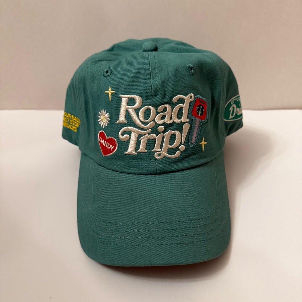NWT Dandy x Starbucks Road Trip Green Embroidered Hat 2026